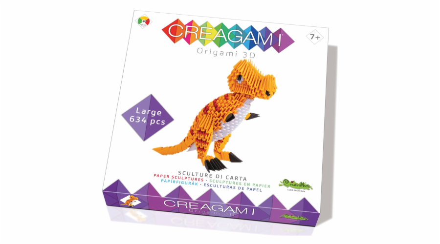 Creagami Origami 3D T-Rex 634 Pieces
