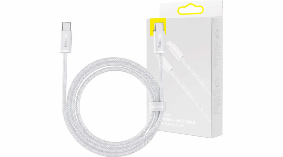 Kabel USB kabel USB-C pro USB-C BASEUS Dynamic, 100W, 1M (bílá)