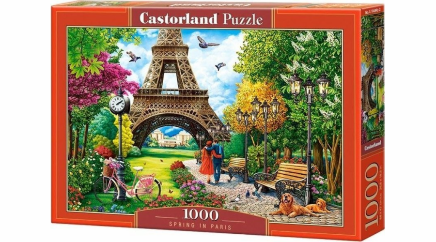 Castorland Puzzle 1000 Jaro v Paříži CASTOR