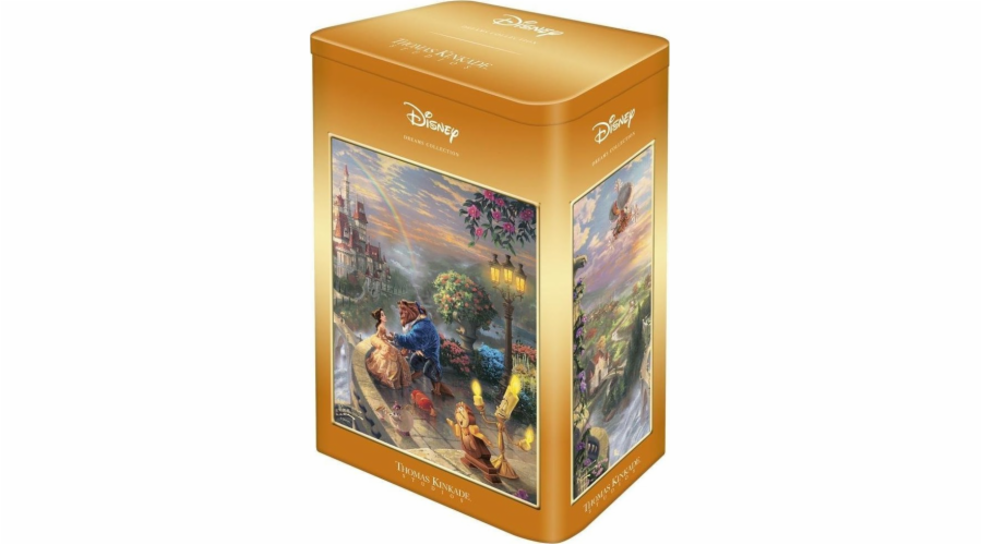 Thomas Kinkade Studios: Disney - Beauty and the Beast in der Nostalgie Metalldose, Puzzle