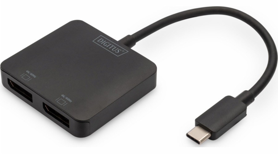 DIGITUS 2-Port MST Video Hub USB-C2xDP MST VideoHub DP 1.4,4K