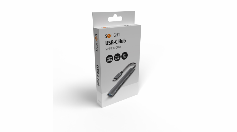 Solight 5v1 USB-C hub - SSH1101