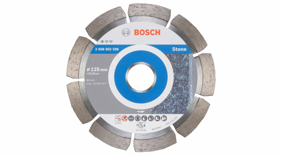 Bosch diamant.rezny kotouc Standard na kamen 125mm 22,23mm