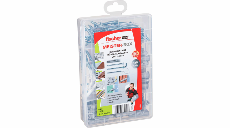 Fischer MeisterBox UX + screws + hooks