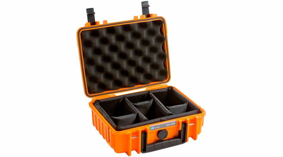 B&W outdoor kufr 1000 vc.delícího systému oranzový