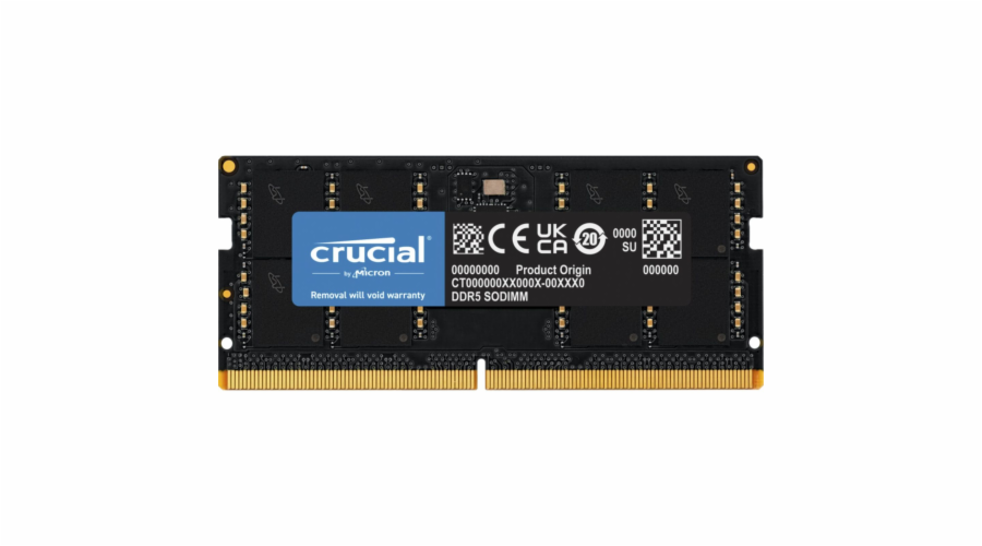Crucial 32GB DDR5-4800 SODIMM CL40 (16Gbit)