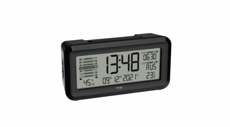 TFA 60.2562.01 Digital Radio Alarm Clock w. Room Clima BOXX2