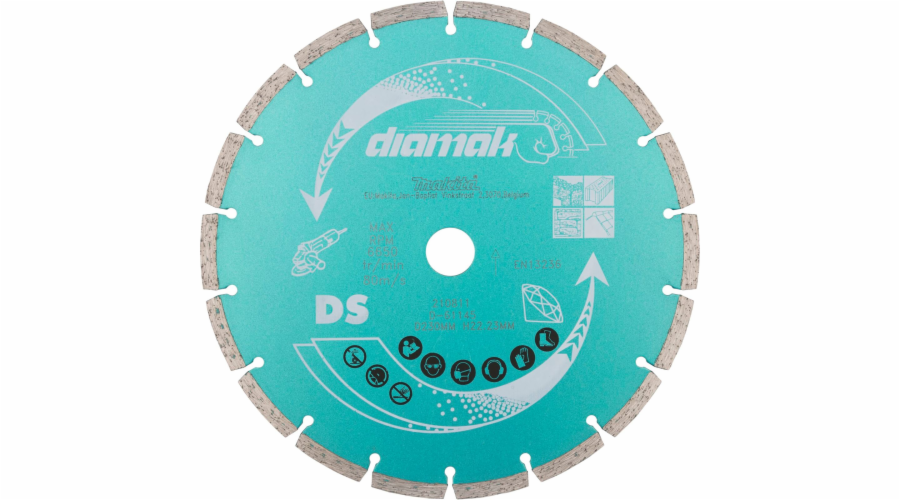 Makita D-61145 DIAMAK Diamond Wheel 230x22,23
