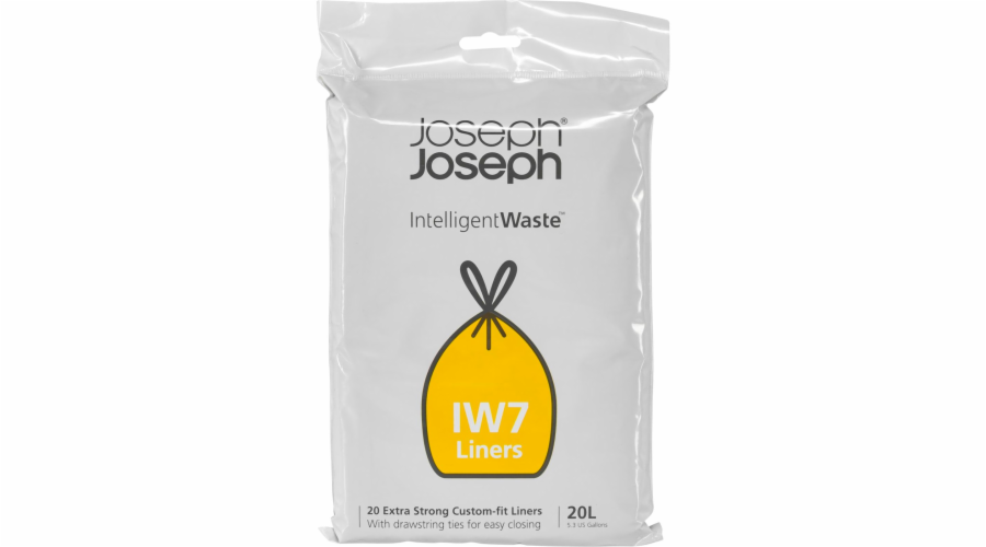 Joseph Joseph Bin Liners 20 Pcs. , 20 L Grey