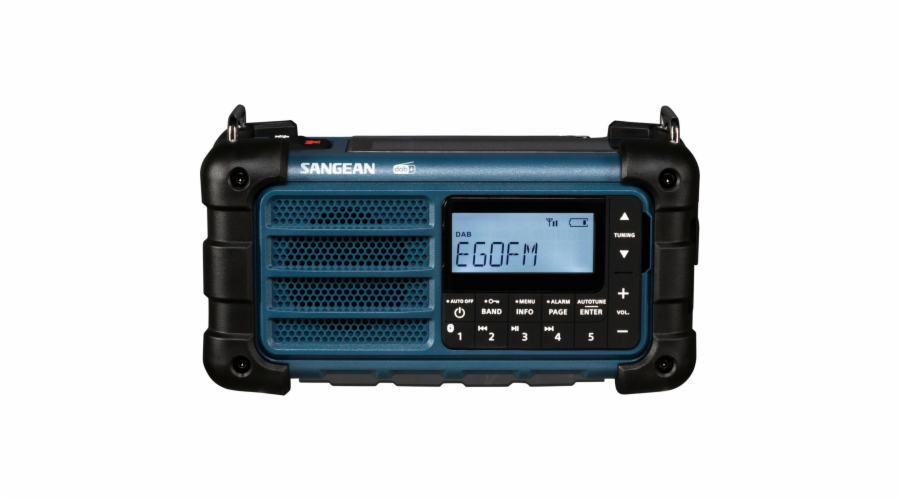 Sangean MMR-99 DAB blau Notfall/Kurbel/Solar Radio