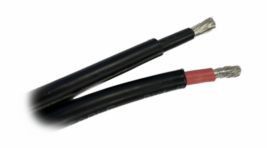 XtendLan SC6-1M-2C solární kabel 1500V/32A, 1m (průřez 2x 6mm)
