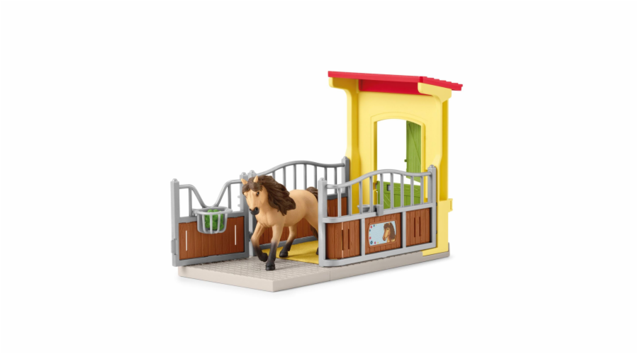 Schleich Farm World Pony Box with Iceland Pony Stallion 42609