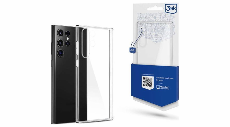 3mk ochranný kryt Clear Case pro Samsung Galaxy S23 Ultra, čirá