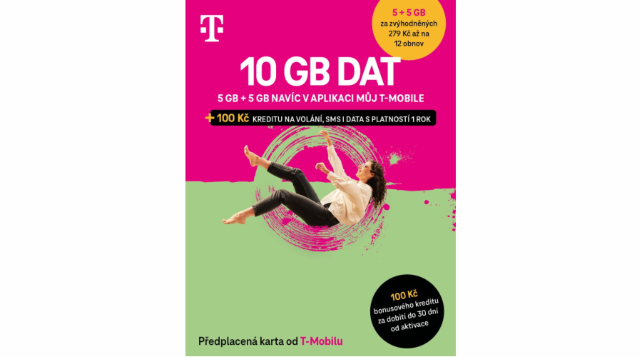 T-mobile Předplacená karta 10GB