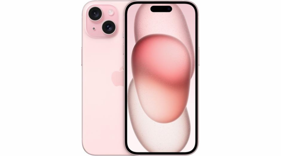 Mobilní telefon Apple iPhone 15 128GB růžová