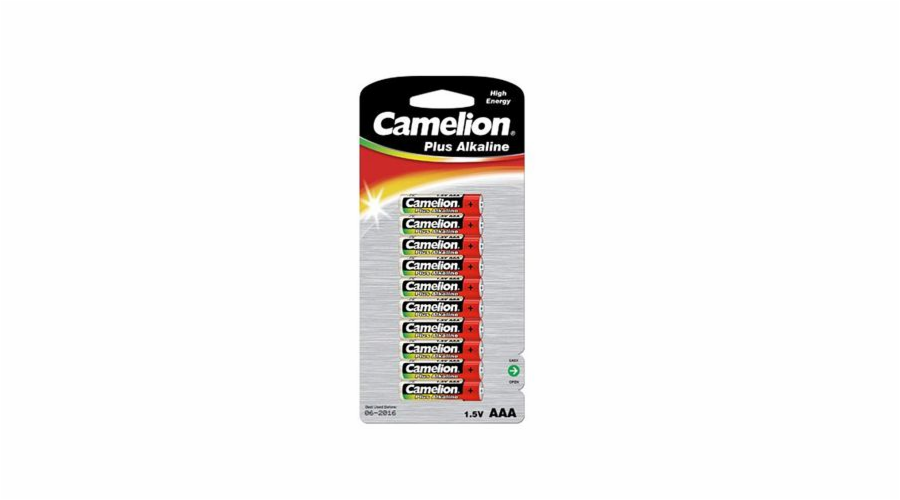 CAMELION Baterie alkalické PLUS AAA 10ks LR03