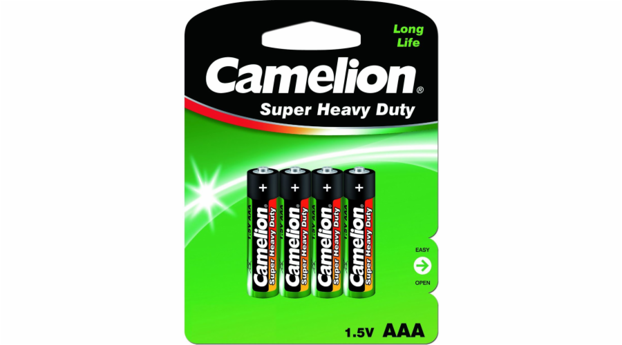 CAMELION Baterie SUPER HD zink-chlorid AAA 4ks R03