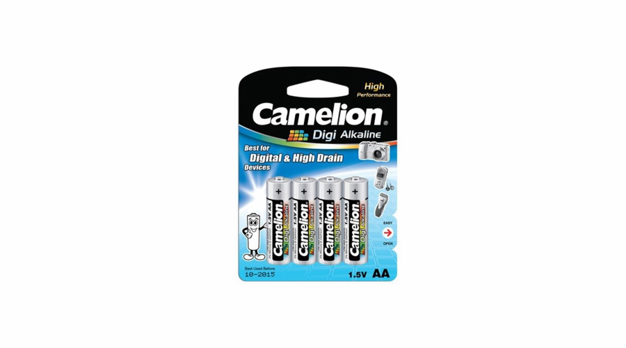 CAMELION Baterie alkalické DIGI AA 4ks LR06