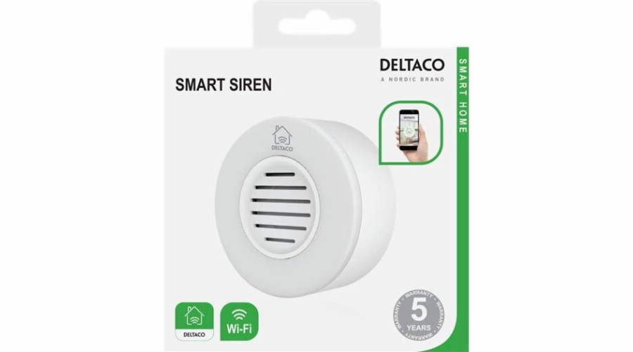 DELTACO SH-SI01, Smart Home WiFi Siréna