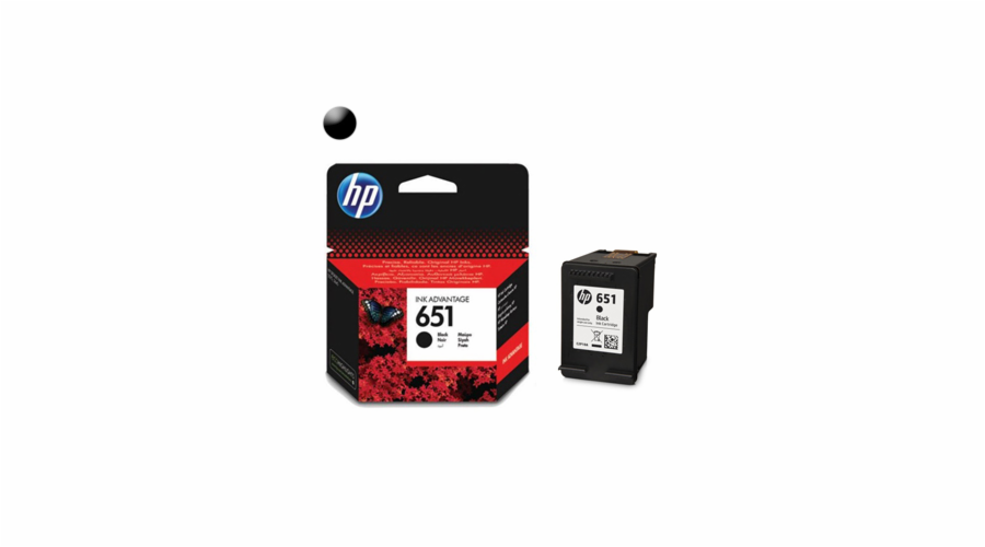 HP Cartridge HP 651 Black