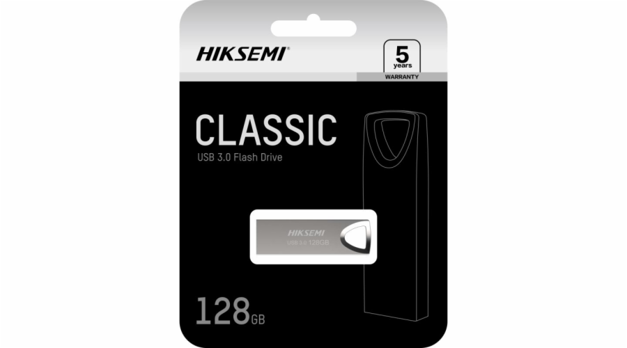 HIKSEMI HS-USB-M200 U3, USB Klíč, 128GB, stříb
