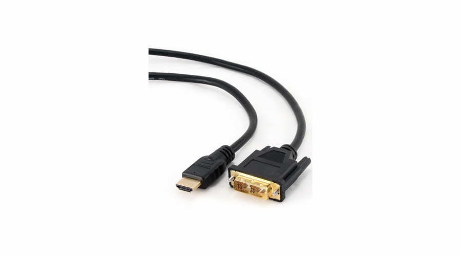 Gembird propojovací kabel HDMI M/M - DVI M/M 3m