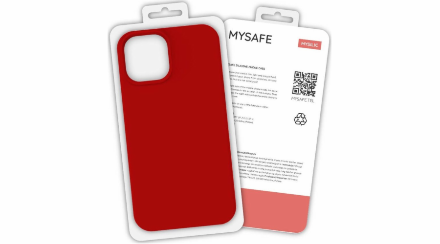 Mysafe mysafe silikonový pouzdro Samsung Galaxy S21 plus červená box
