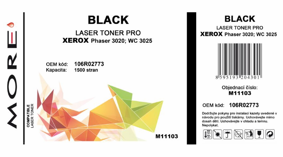 OWA Armor toner kompatibilní s Xerox 106R02773, 1500str,černá/black