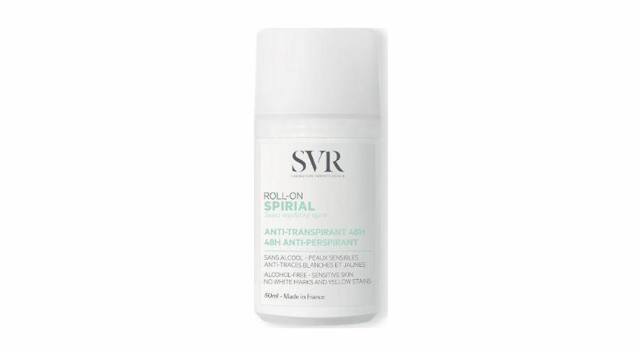SVR Spiral Roll-on Antiperspirant 48h, 50 ml - Dlouhá expirační doba!