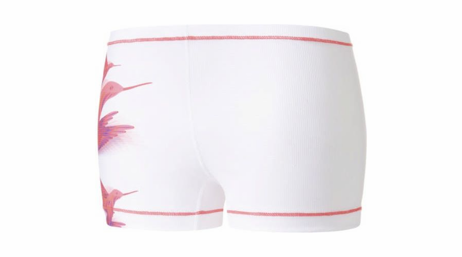 Dámské boxerky Odlo Cubic Trend, bílé a červené, velikost S (140751)