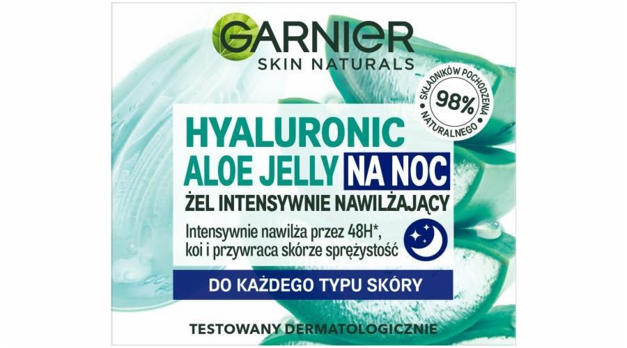 Garnier GARNIER_Skin Naturals Hyaluronic Aloe Jelly intenzivně hydratační gel pro všechny typy pleti na noc 50 ml