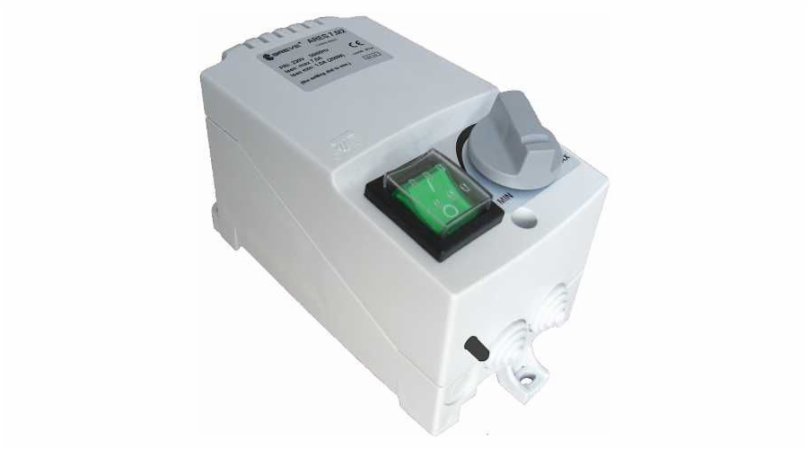 BREVE 1-fázový regulátor otáček ARES 5.0/T 230V 5A s termostatem (17886-9916)