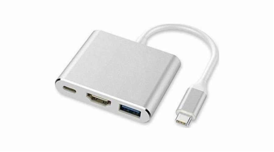 USB adaptér KONVERZE Z USB TYPU C NA HDMI 4K USB PD TV TABLET