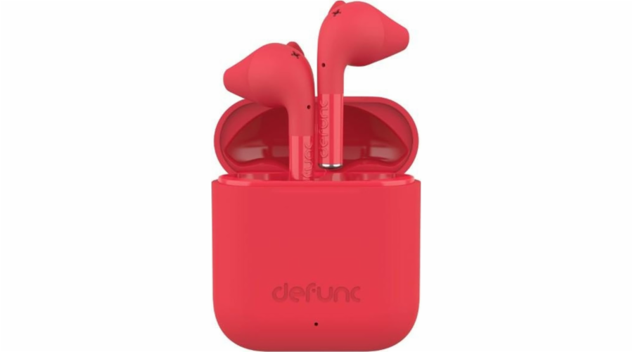 DeFunc sluchátka DeFunc Bluetooth 5.0 True Go Slim sluchátka bezdrátová červená/červená 71873