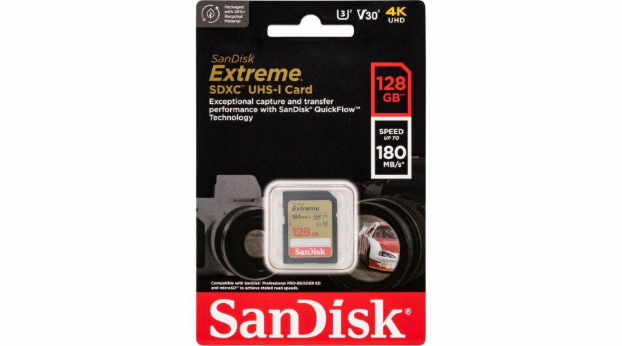 SanDisk Extreme SDXC 128GB UHS-I C10 U3 V30
