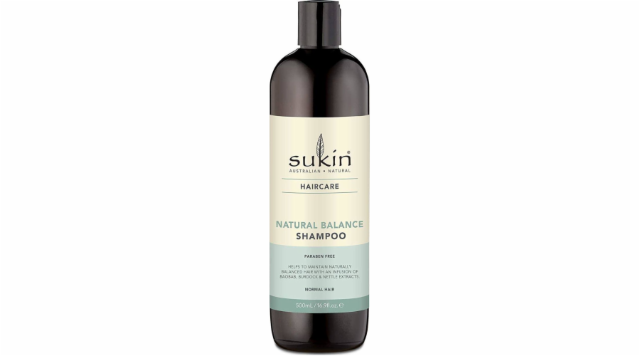 Sukin NATURAL BALANCE Normalizační šampon, 500 ml