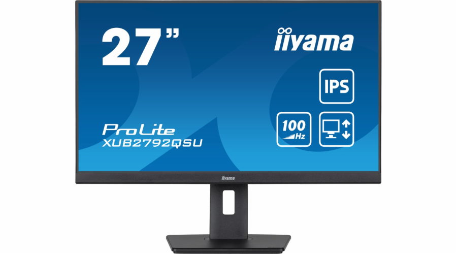 iiyama ProLite/XUB2792QSU-B6/27"/IPS/QHD/100Hz/0,4ms/Black/3R