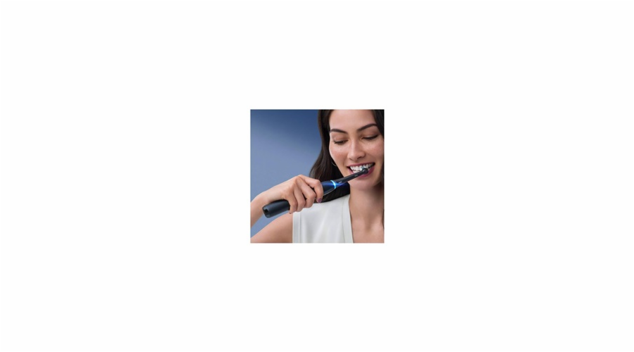 Oral-B iO8 Series Duo set zubních kartáčků, magnetický, displej, 6 režimů, tlakový senzor, 2 kusy, černá a bílá