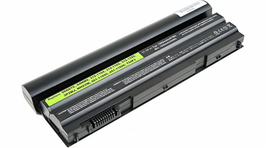 T6 Power NBDE0132 baterie - neoriginální, Dell Latitude E6420, E6430, E6520, E6530, E5420, E5430, E5520, 9cell, 7800mAh