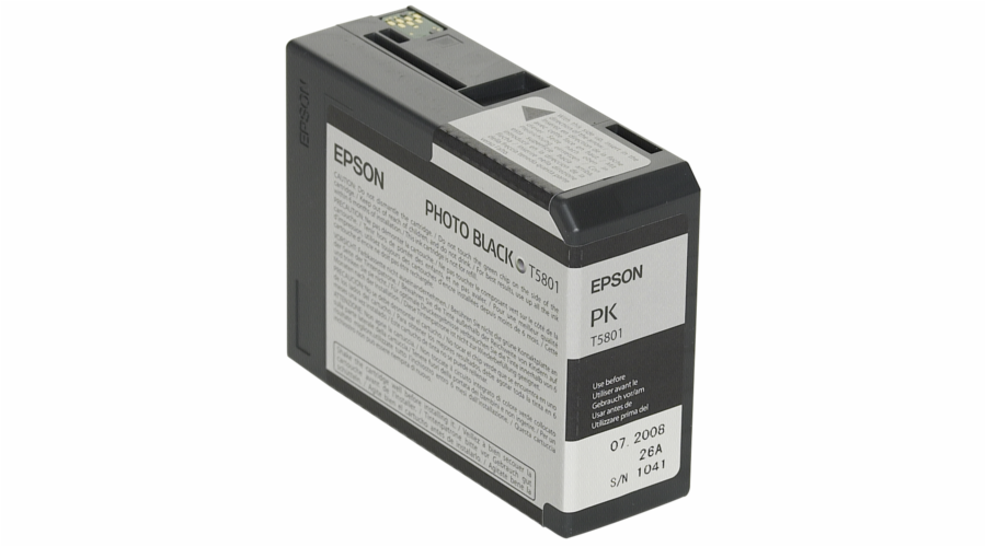 Epson cartridge foto cerna T 580 80 ml T 5801