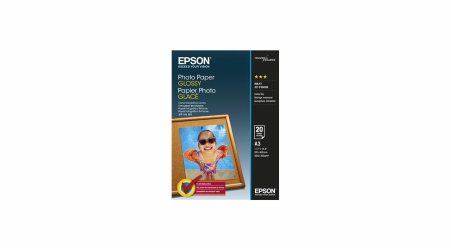 Epson C13S042536 EPSON Photo Paper Glossy A3 20 listů