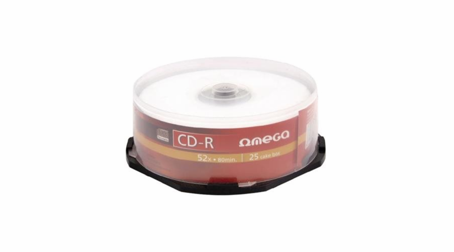 Omega CD-R 700 MB 52x 25 sztuk (56303)