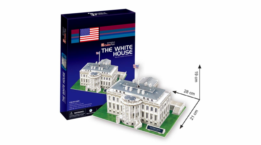 Cubicfun Puzzle 3d Bílý dům - C060H