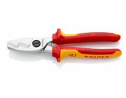Nůžky kabelové dvou řezné 200 mm do 1000 V KNIPEX 9516200SB