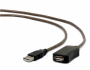 Kabel CABLEXPERT USB 2.0 aktivní prodlužka, 10m