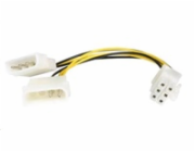 Premiumcord kn-9 Redukce napájecí 5.25" Molex - 6 pin pro PCI-E grafické karty
