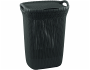koš 57l na použité prádlo,hnědý KNIT