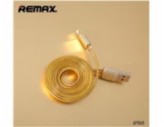 REMAX Datový kabel pro iPhone, zlatá