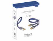 in-akustik Premium Y Subwoofer Cable Cinch - 2x Cinch 2,0 m