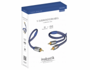 in-akustik Premium Y Subwoofer Kabel Cinch - 2x Cinch 2,0 m